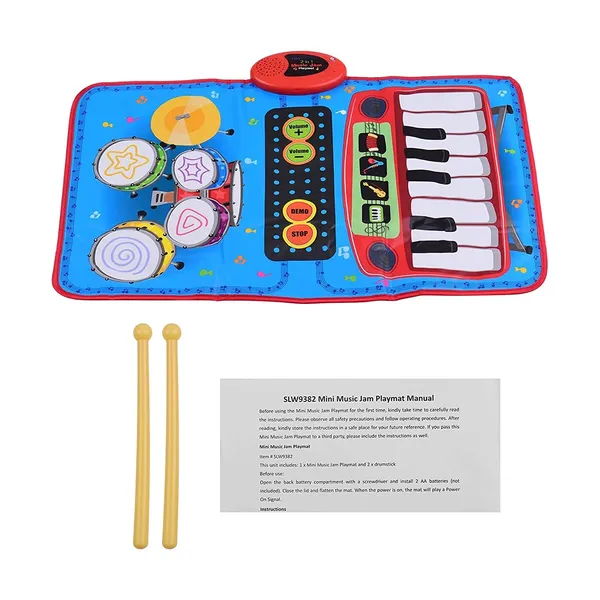 Multicolor_Toddlers_2_In_1_Musical_Jam_Playmat_Piano_&_Drum_Mat_For_Baby_Musical_Toy_For_Kids_Above_3_Years_70_X_45Cm_Play_Mat_Kit