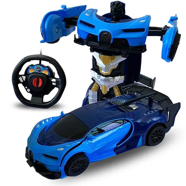Blue_1:24_Scale_Rc_Transforming_Famous_Car_Plastic_Diecast_Remote_Control_1/24_Deformation_Remote_Control_Car_Electric_Robot_Children_Toy_Gift_Racing_Car