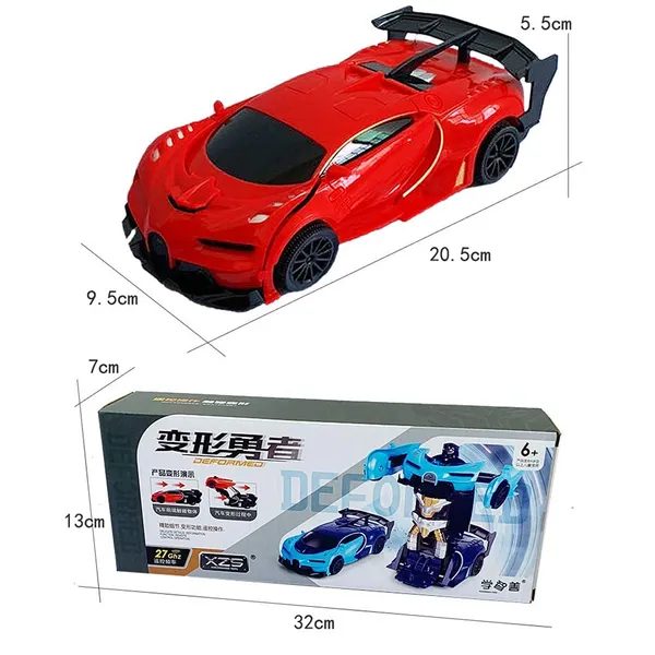 Blue_1:24_Scale_Rc_Transforming_Famous_Car_Plastic_Diecast_Remote_Control_1/24_Deformation_Remote_Control_Car_Electric_Robot_Children_Toy_Gift_Racing_Car