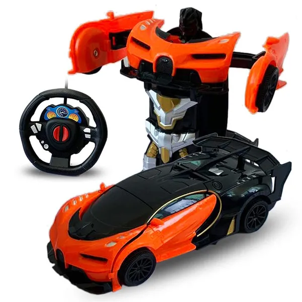 Orange_1:24_Scale_Rc_Transforming_Famous_Car_Plastic_Diecast_Remote_Control_1/24_Deformation_Remote_Control_Car_Electric_Robot_Children_Toy_Gift_Racing_Car
