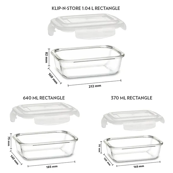 GR8INDIA®_Rectangle_Borosilicate_Glass_Container_Set_with_Leakproof_Airtight_Lid,_Freezer_&_Microwave_Safe_Kitchen_Storege_Container_Set_of_3:_1040_ml,_640_ml,_370_ml
