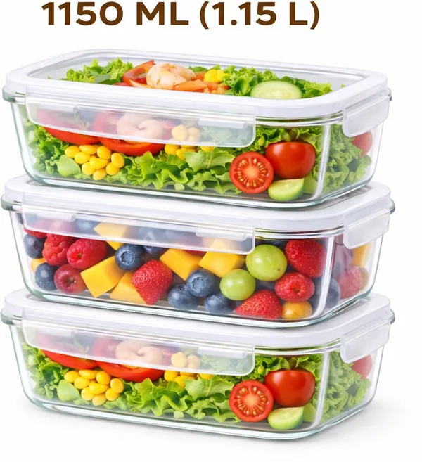 GR8INDIA_Glass_Fridge_Container__-_1150_ml_(Pack_of_3,_Clear)