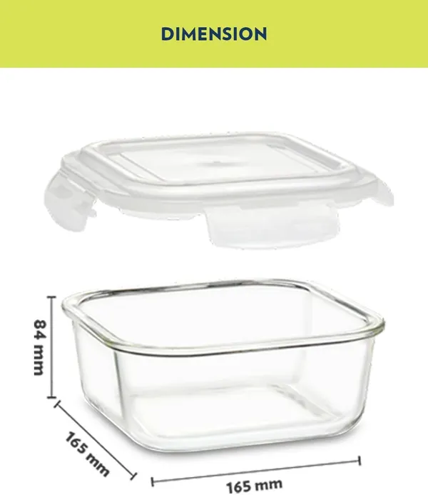 GR8INDIA®_Glass_Fridge_Container__-_800_ml_(White)