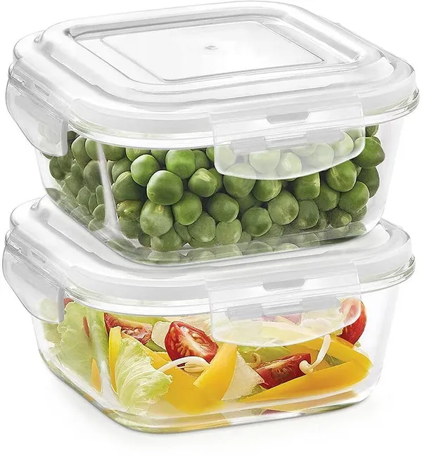 HALO_NATION_Glass_Fridge_Container__-_800_ml_(Pack_of_2,_White)