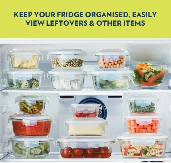 HALO_NATION_Glass_Fridge_Container__-_800_ml_(Pack_of_2,_White)