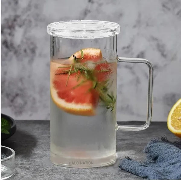 GR8INDIA®_Elegant_Bedside_Glass_Drinking_Mug_with_Lid_|_380ML