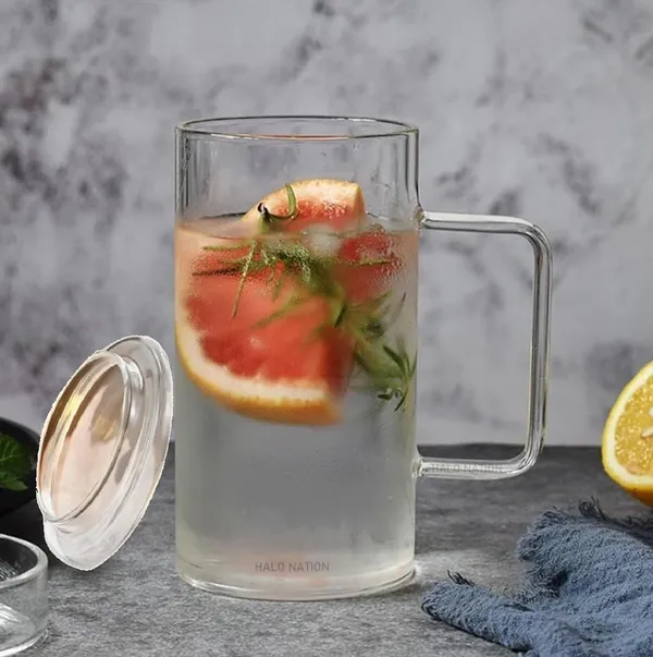 GR8INDIA®_Elegant_Bedside_Glass_Drinking_Mug_with_Lid_|_380ML