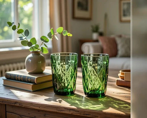 Pack_Of_2_Green_Textured_Drinking_Glasses_Set_Embossed_Highball_Glasses_400_ML