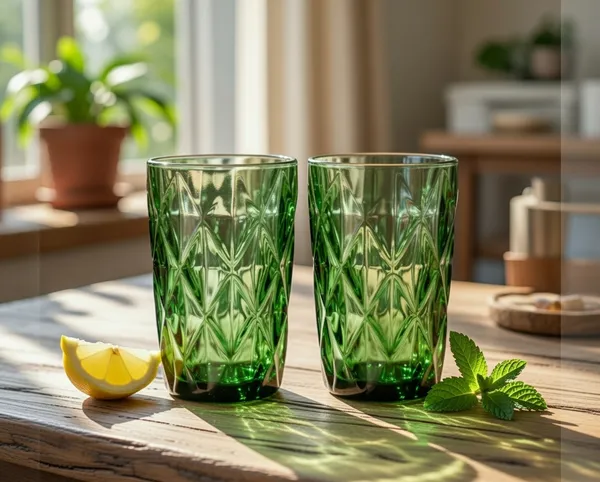 Pack_Of_2_Green_Textured_Drinking_Glasses_Set_Embossed_Highball_Glasses_400_ML