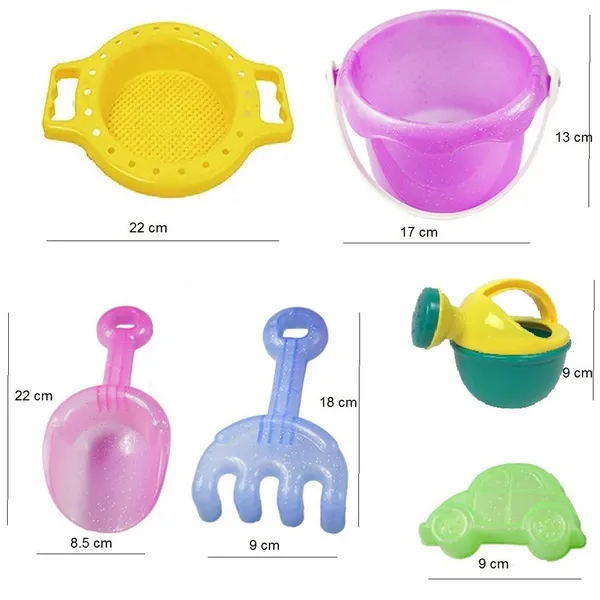 Multicolor_Beach_Toys_Beach_Play_Sand_Play_Toys_Gardening_Cum_Beach_Tool_Set_With_Bucket_Sand_Strainer_Rake_Shovel_Watering_Can_&_Sand_Molds