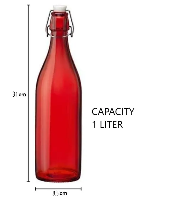 Pack_Of_6_|_Flip_Top_Glass_Water_Bottle_Leak_Proof_Cap_|_1_Ltr