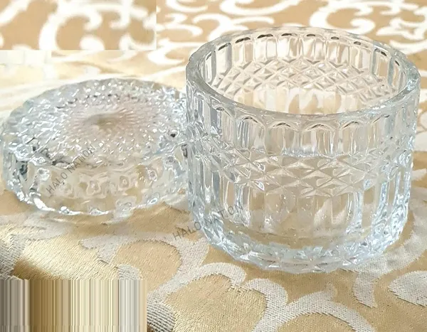 Pack_Of_4_Glass_Candy_Jar_Dish_With_Lid_Decorative_Covered_Candy_Bowl_Candle_Stand_Jar_For_Buffet_Kitchen_Home_Office_Desk