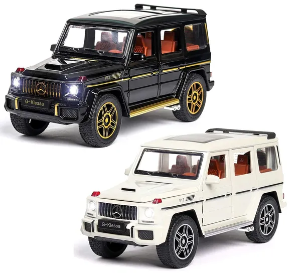 HALO_NATION®_2_Pc_Alloy_Die-Cast_Metal_1:32_Scale_Metal_DieCast_MERC_G-63_Die-Cast_with_6_Openable_Doors_and_Pull_Back_Action_Light_Sound_Jeep_AMG,_Big_G_G63_Alloy_Off-Road_Vehicle_Klesa_Jeep