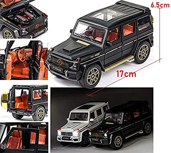 HALO_NATION®_2_Pc_Alloy_Die-Cast_Metal_1:32_Scale_Metal_DieCast_MERC_G-63_Die-Cast_with_6_Openable_Doors_and_Pull_Back_Action_Light_Sound_Jeep_AMG,_Big_G_G63_Alloy_Off-Road_Vehicle_Klesa_Jeep