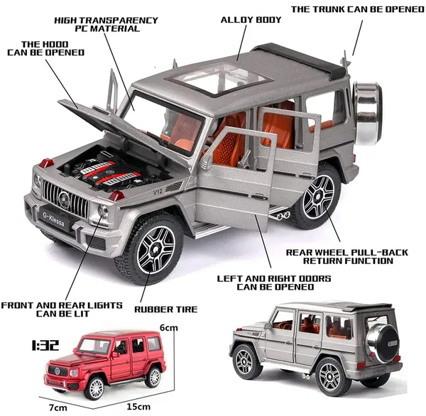 HALO_NATION®_2_Pc_Alloy_Die-Cast_Metal_1:32_Scale_Metal_DieCast_MERC_G-63_Die-Cast_with_6_Openable_Doors_and_Pull_Back_Action_Light_Sound_Jeep_AMG,_Big_G_G63_Alloy_Off-Road_Vehicle_Klesa_Jeep