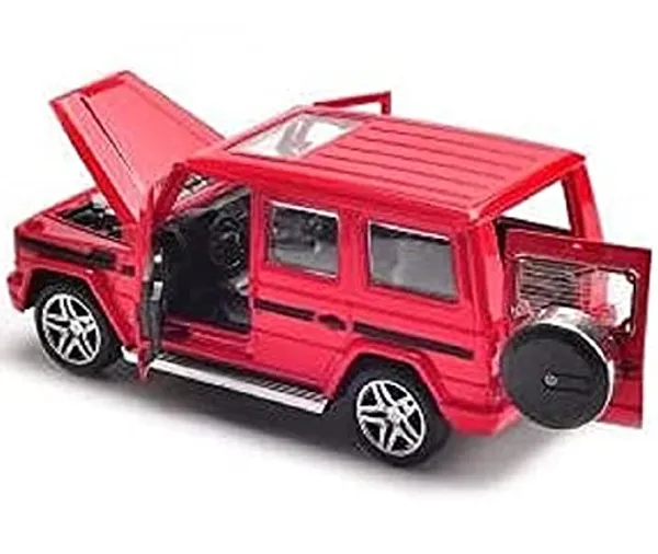 HALO_NATION®_Alloy_Die-Cast_Metal_1:32_Scale_Metal_DieCast_MERC_G-63_Die-Cast_with_6_Openable_Doors_and_Pull_Back_Action_Light_Sound_Jeep_AMG,_Big_G_G63_Alloy_Off-Road_Vehicle_Klesa_Jeep_-_Red