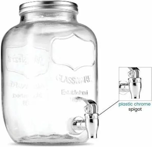 Multicolor_Mason_Jar_Beer_Dispenser_With_Tap_&_Air_Tight_Lid_Cocktail_Barrel_With_Water_Faucet_Cold_Water_Pitcher_For_Detox_Water_Lemonade_Beverage_Dispenser_(Capacity_4_Liter)