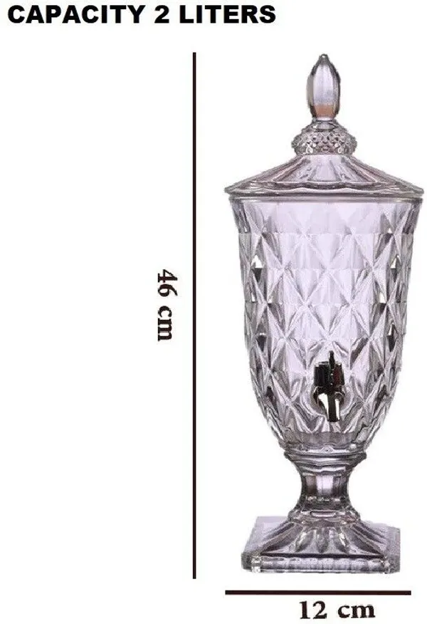 HALO_NATION_Glass_tank_with_Lid_&_tap_Mason_Jar_Beverage_Drink_Dispenser_Cocktail_Pitcher_Bottom_Loading_Water_Dispenser_()