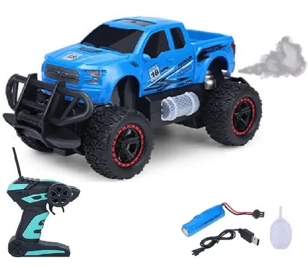 HALO_NATION_RC_Off-Road_Speed_Jeep_Truck_Car_with_Water_Mist_Smoke_Effect_Remote_Control_Monster_Truck_Rock_Crawler_Car_-_Blue,3_years_and_above