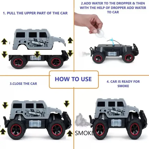 HALO_NATION_RC_Off-Road_Speed_Jeep_Truck_Car_with_Water_Mist_Smoke_Effect_Remote_Control_Monster_Truck_Rock_Crawler_Car_-_Blue,3_years_and_above