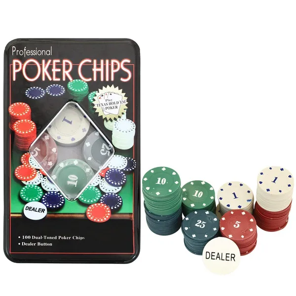 Multicolor_Professional_Poker_Chips_Set_With_Cards_Casino_100_Poker_Chip_And_Dealer_Card_In_Tin_Box