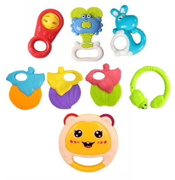 Multicolor_Mimi_Bells_Eries_Baby_Rattles_Cute_Rattle_Teether_Shaker_Grab_&_Spin_Rattle_Rattle_8_Pc_Set