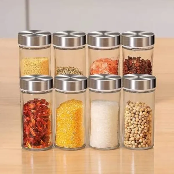 Multicolor_Spice_Bottle_Holder_Revolving_Stainless_Steel_Spice_Rack_Set_12_In_1_Glass_Jar_Multipurpose_Uses_Storage_Set_Condiment_Masala_Rack_Set_Seasoning_Storage_Organization