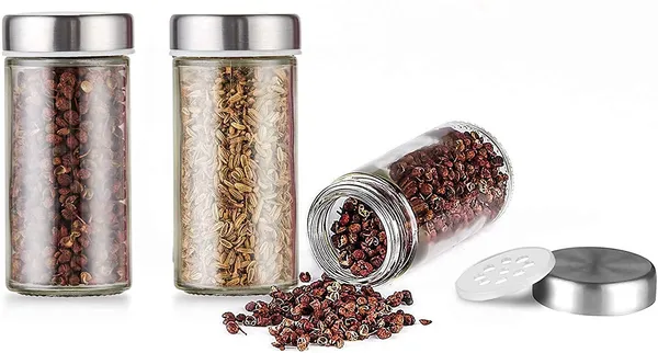 Multicolor_Spice_Bottle_Holder_Revolving_Stainless_Steel_Spice_Rack_Set_16_In_1_Glass_Jar_Multipurpose_Uses_Storage_Set_Condiment_Masala_Rack_Set_Seasoning_Storage_Organization