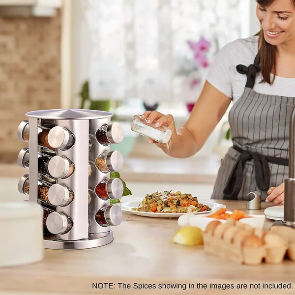 Multicolor_Spice_Bottle_Holder_Revolving_Stainless_Steel_Spice_Rack_Set_16_In_1_Glass_Jar_Multipurpose_Uses_Storage_Set_Condiment_Masala_Rack_Set_Seasoning_Storage_Organization