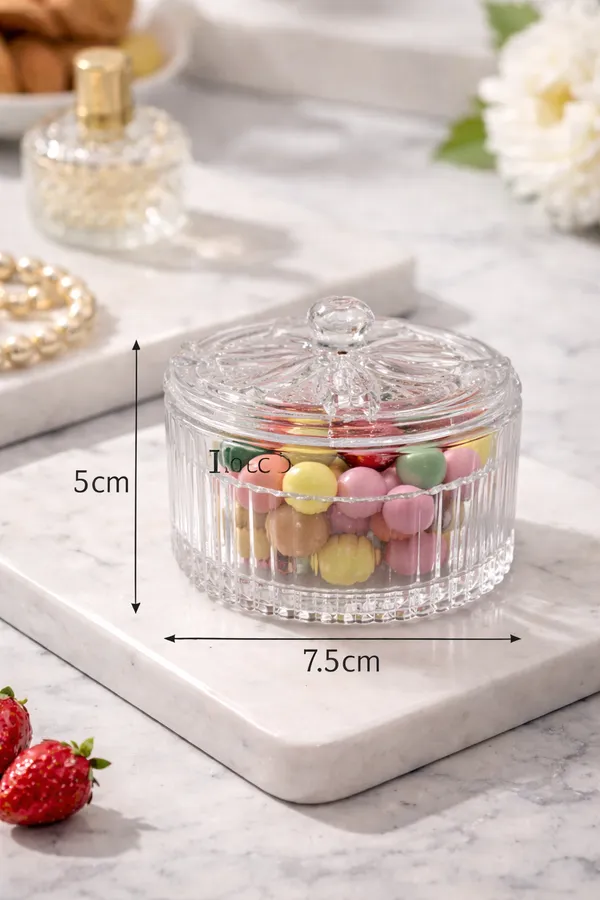 Elegant_Glass_Candy_Bowl_with_Lid_Set_of_2_|_Decorative_Jar_for_Home_&_Office