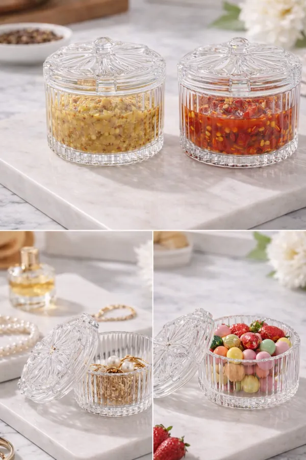 Elegant_Glass_Candy_Bowl_with_Lid_Set_of_2_|_Decorative_Jar_for_Home_&_Office