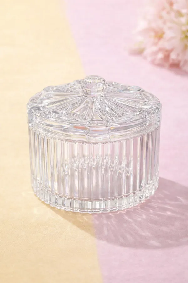 Elegant_Glass_Candy_Bowl_with_Lid_Set_of_2_|_Decorative_Jar_for_Home_&_Office