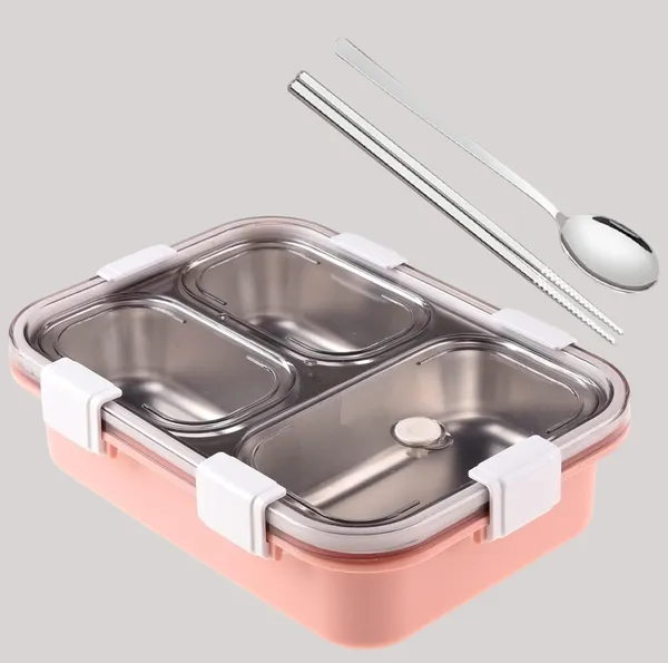 Pink_Leak_Proof_Tiffin_3_Compartment_Stainless_Steel_Lunch_Box_With_Steel_Cutlery_750ML