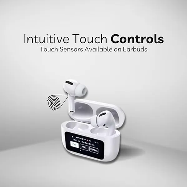 White_Premium_Anc/Enc_Noise_Reduction_Touch_Control_Earbuds