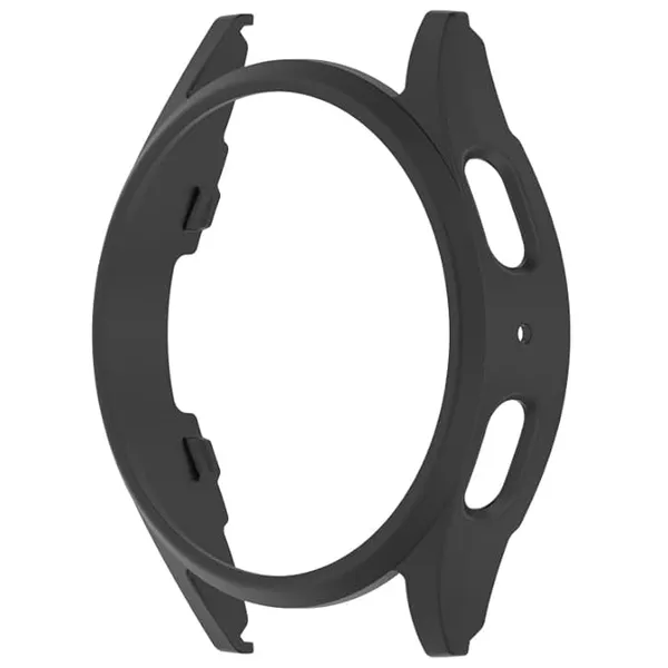 Black_Samsung_Galaxy_Watch_7_44Mm_Half_Pack_Hollow_Pc_Watch_Protective_Case