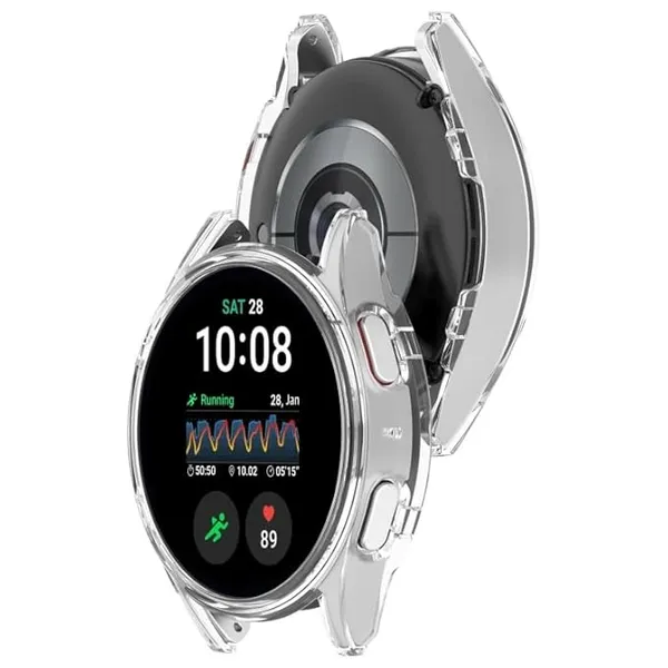 Transparent_Samsung_Galaxy_Watch_7_44Mm_Half_Pack_Hollow_Pc_Watch_Protective_Case