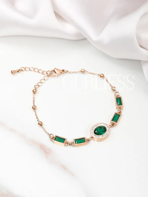Demifine_Jewellery_Gold_&_Rose_Gold_&_Green_&_Silver_Stainless_Steel_Premium_&_Elegant_Bracelet_For_Women_&_Girls
