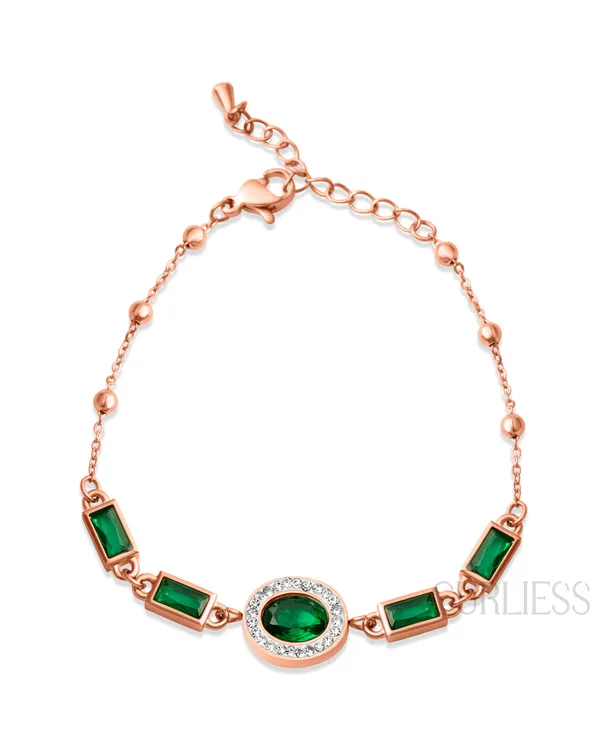 Demifine_Jewellery_Gold_&_Rose_Gold_&_Green_&_Silver_Stainless_Steel_Premium_&_Elegant_Bracelet_For_Women_&_Girls