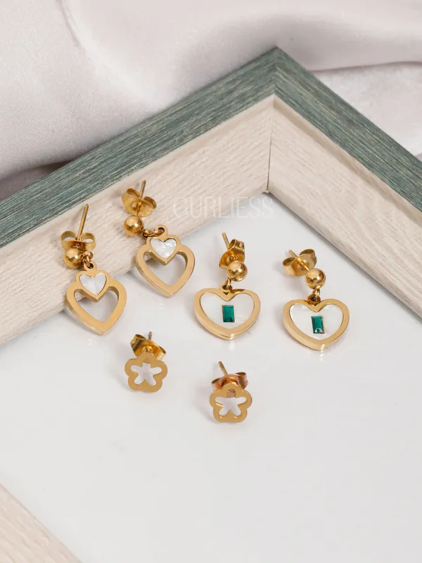 Demifine_Jewellery_Gold_&_Rose_Gold_Alloy_Premium_&_Elegant_Earrings_For_Women_&_Girls_(Set_Of_6)