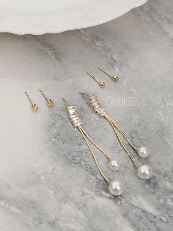 Demifine_Jewellery_Gold_Alloy_Premium_&_Elegant_Earrings_For_Women_&_Girls_(Set_Of_6)