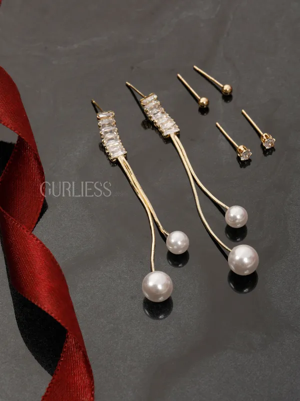 Demifine_Jewellery_Gold_Alloy_Premium_&_Elegant_Earrings_For_Women_&_Girls_(Set_Of_6)