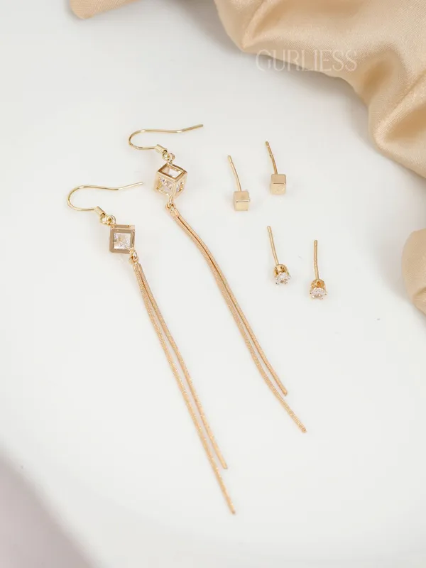 Demifine_Jewellery_Gold_&_Silver_Alloy_Premium_&_Elegant_Earrings_For_Women_&_Girls_(Set_Of_4)