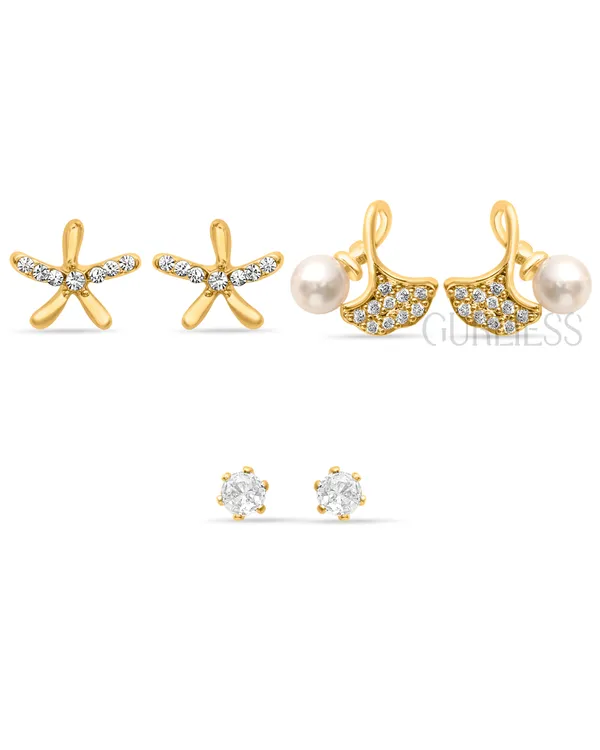 Demifine_Jewellery_Gold_&_Silver_Alloy_Premium_&_Elegant_Earrings_For_Women_&_Girls_(Set_Of_6)