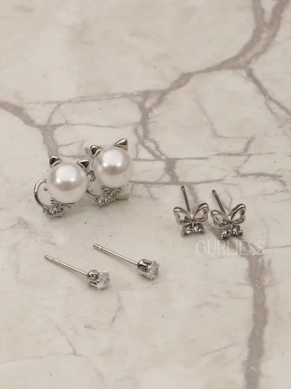 Demifine_Jewellery_Silver_Alloy_Premium_&_Elegant_Earrings_For_Women_&_Girls_(Set_Of_6)