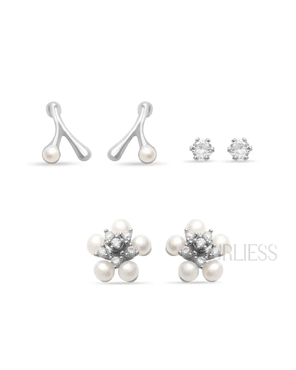 Demifine_Jewellery_Silver_Alloy_Premium_&_Elegant_Earrings_For_Women_&_Girls_(Set_Of_6)