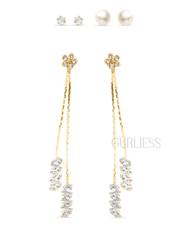 Demifine_Jewellery_Silver_&_Gold_Alloy_Premium_&_Elegant_Earrings_For_Women_&_Girls_(Set_Of_2)