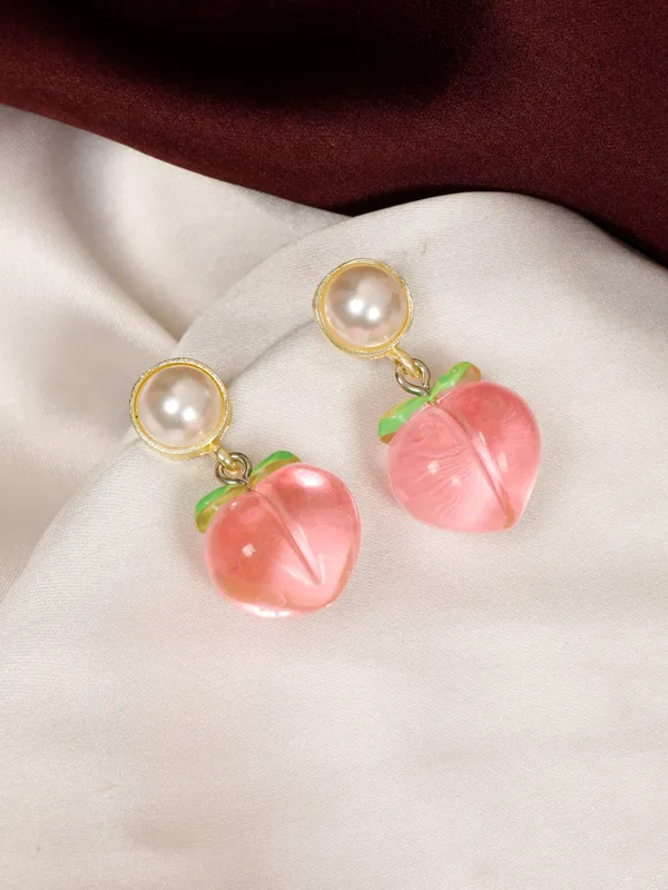 Pink_Alloy_,_Stainless_Steel_&_Resin_Premium_&_Elegant_Earrings_For_Women_&_Girls_(Set_Of_2)