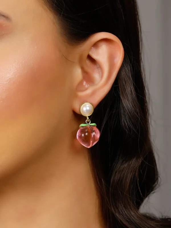 Pink_Alloy_,_Stainless_Steel_&_Resin_Premium_&_Elegant_Earrings_For_Women_&_Girls_(Set_Of_2)