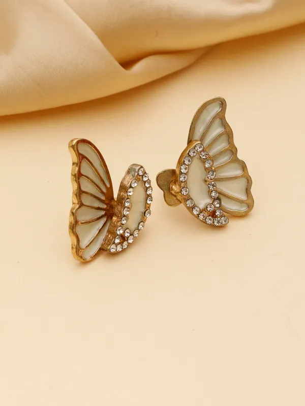 Demifine_Jewellery_White_&_Gold_Stainless_Steel_Premium_&_Elegant_Earrings_For_Women_&_Girls_(Set_Of_2)