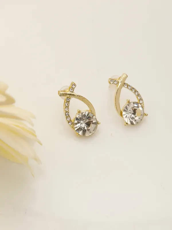 Demifine_Jewellery_Golden_&_White_Stainless_Steel_Premium_&_Elegant_Earrings_For_Women_&_Girls_(Set_Of_2)